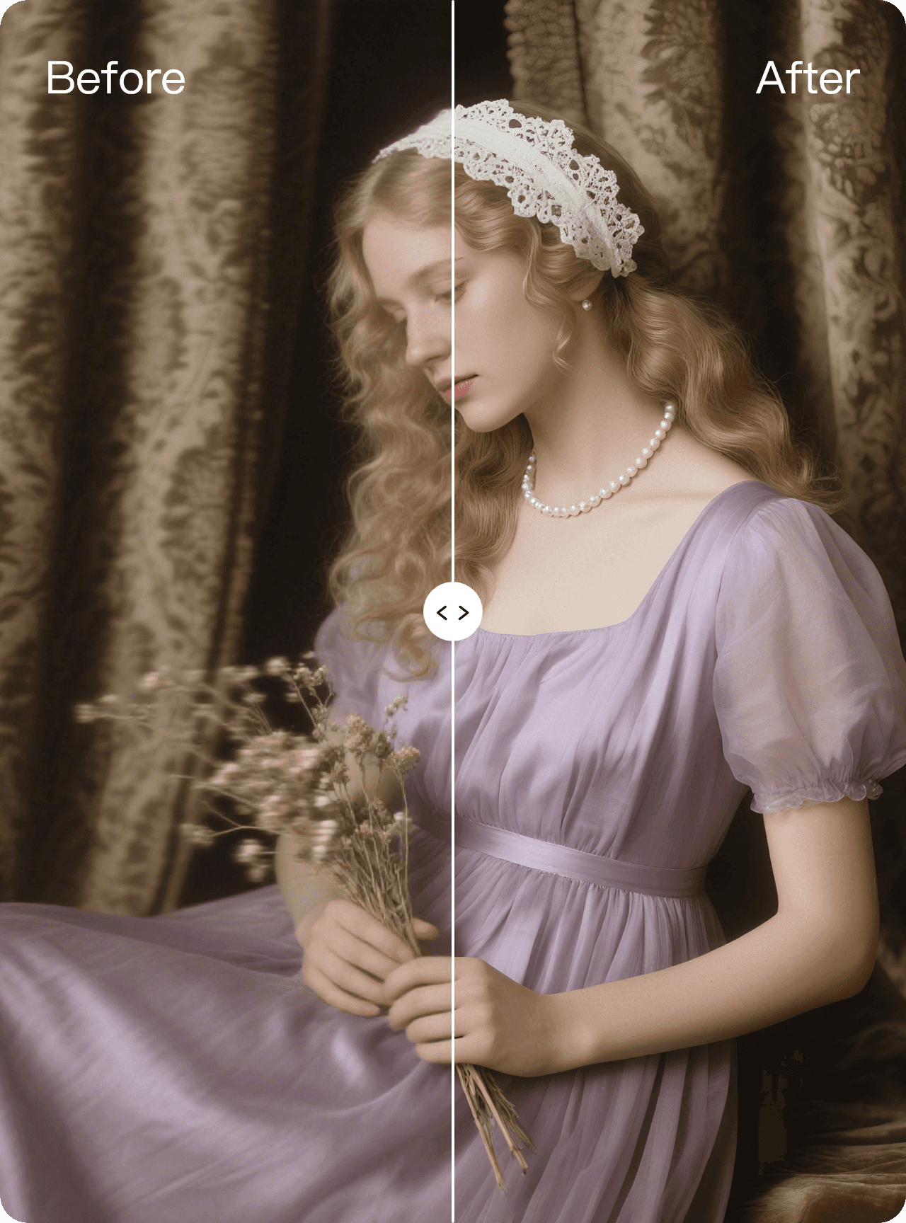 PhotoRestore - AI-powered photo restoration app restoring old damaged photos